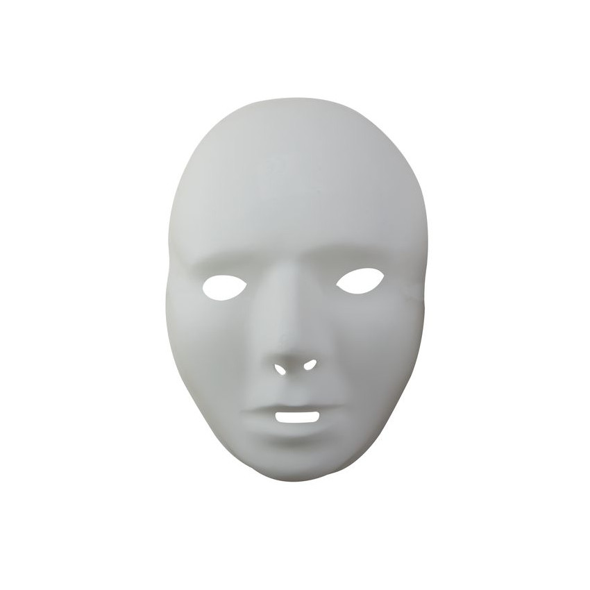 Masque blanc blanc adulte -  France
