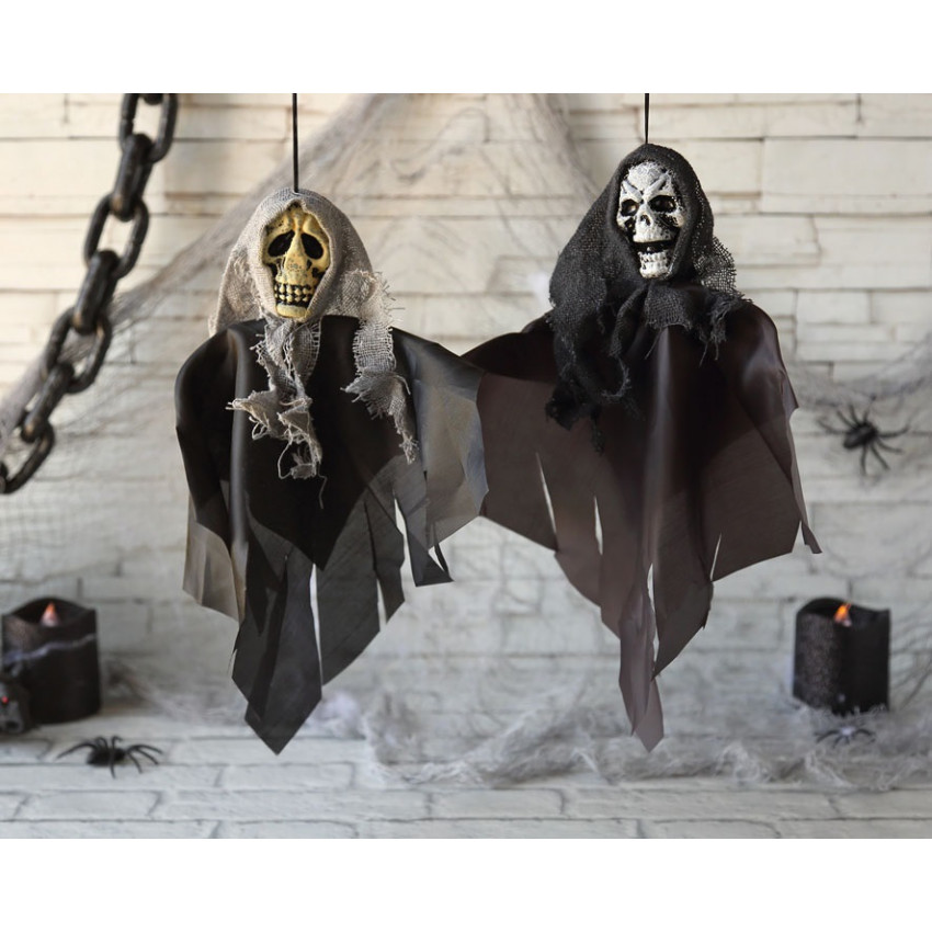 1 pièce Halloween Intérieur De La Voiture Décoration Cool Tête De Mort  Acrylique Rétroviseur De Voiture Miroir Suspendu Ornement , Poupée À Détail  Squelette, Mode en ligne