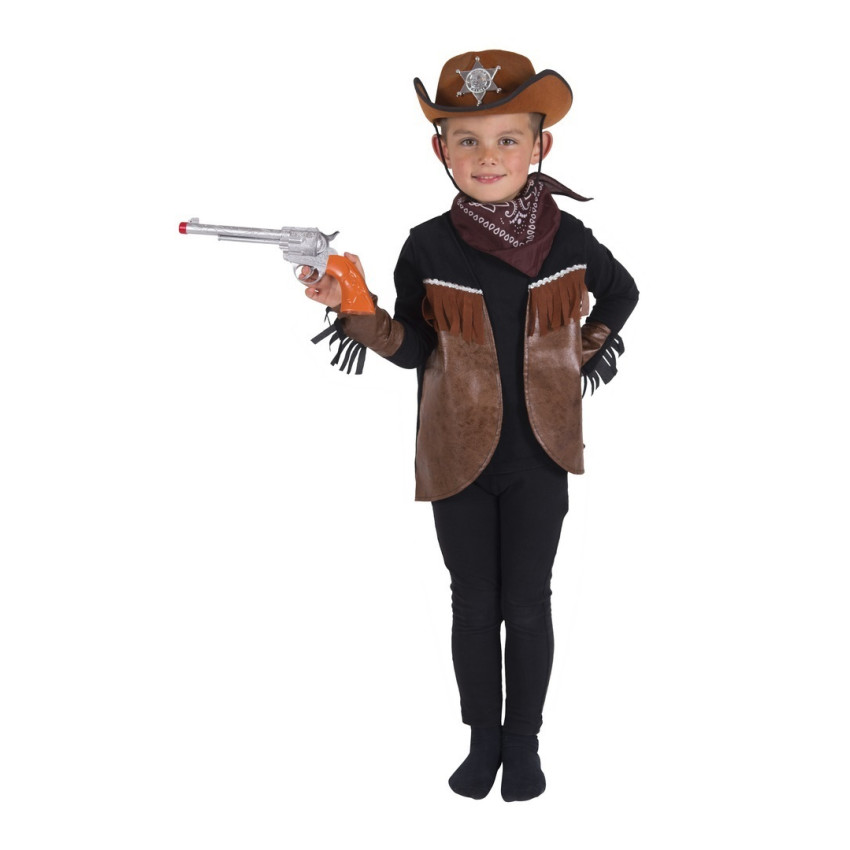 Déguisement - Entrée de Gamme - Cowboy - 8-10 ans - Déguisements pour  Enfant - Se déguiser et se maquiller - Fêtes et anniversaires