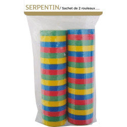 Lot de 2 Rouleaux de Serpentins