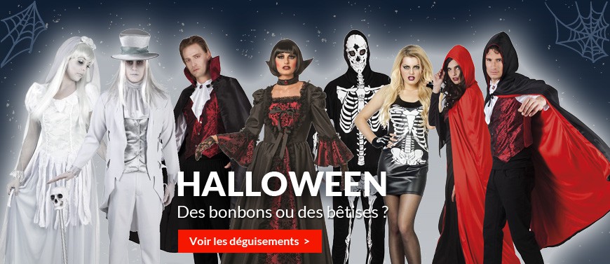 Déguisements adultes et enfants pour halloween